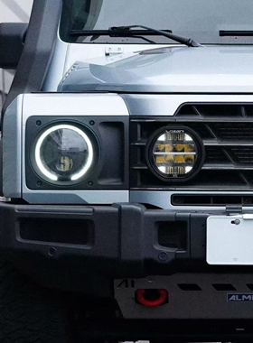 英力士 掷弹兵 英国 LAZER 7寸 中网灯 LED辅助灯 替换原车灯