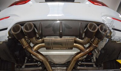 F80 M3 改装 英国 quicksilver 阀门排气 中尾段