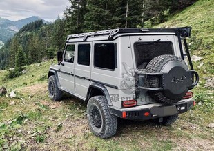 备胎盖架 Bra G300P 碳纤 改装 4x4 W461 越野 AT胎架