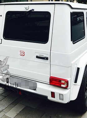 W463 G500 550 4x4 尾箱 尾门 B标 黑色 红色 Bra*us 贴标