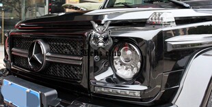 B标 G350 G500 G63 改装 G65 4x4 W463 碳纤中网 Bra G55