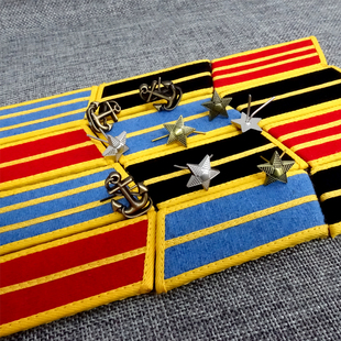 定制锌合金复古领花星星服饰配件青铜色海锚徽章diy影视道收藏