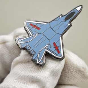 航展飞机胸针歼35J35A歼20J20S金属珐琅徽章套装 文创纪念品