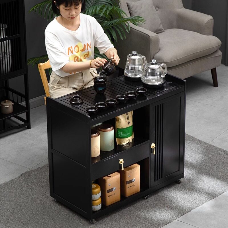 移动茶桌小茶台烧水壶一体家用茶水柜实木阳台茶几煮泡茶简约轻奢,住宅家具,家用茶台/茶桌,淘宝优惠券,粉丝福利购,淘宝优惠卷