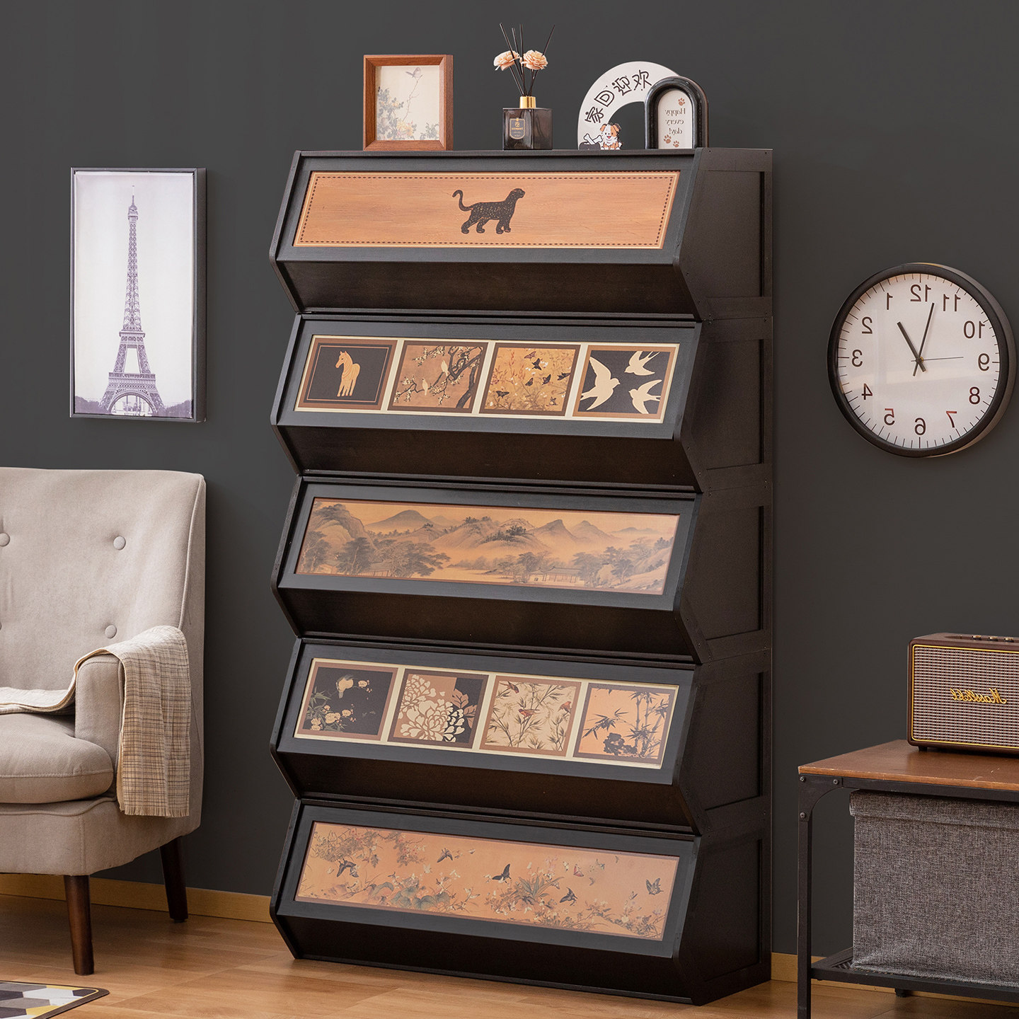 书架落地置物架书柜子家用儿童客厅靠墙杂物柜储物卧室简易展示柜,住宅家具,书架,淘宝优惠券,粉丝福利购,淘宝优惠卷