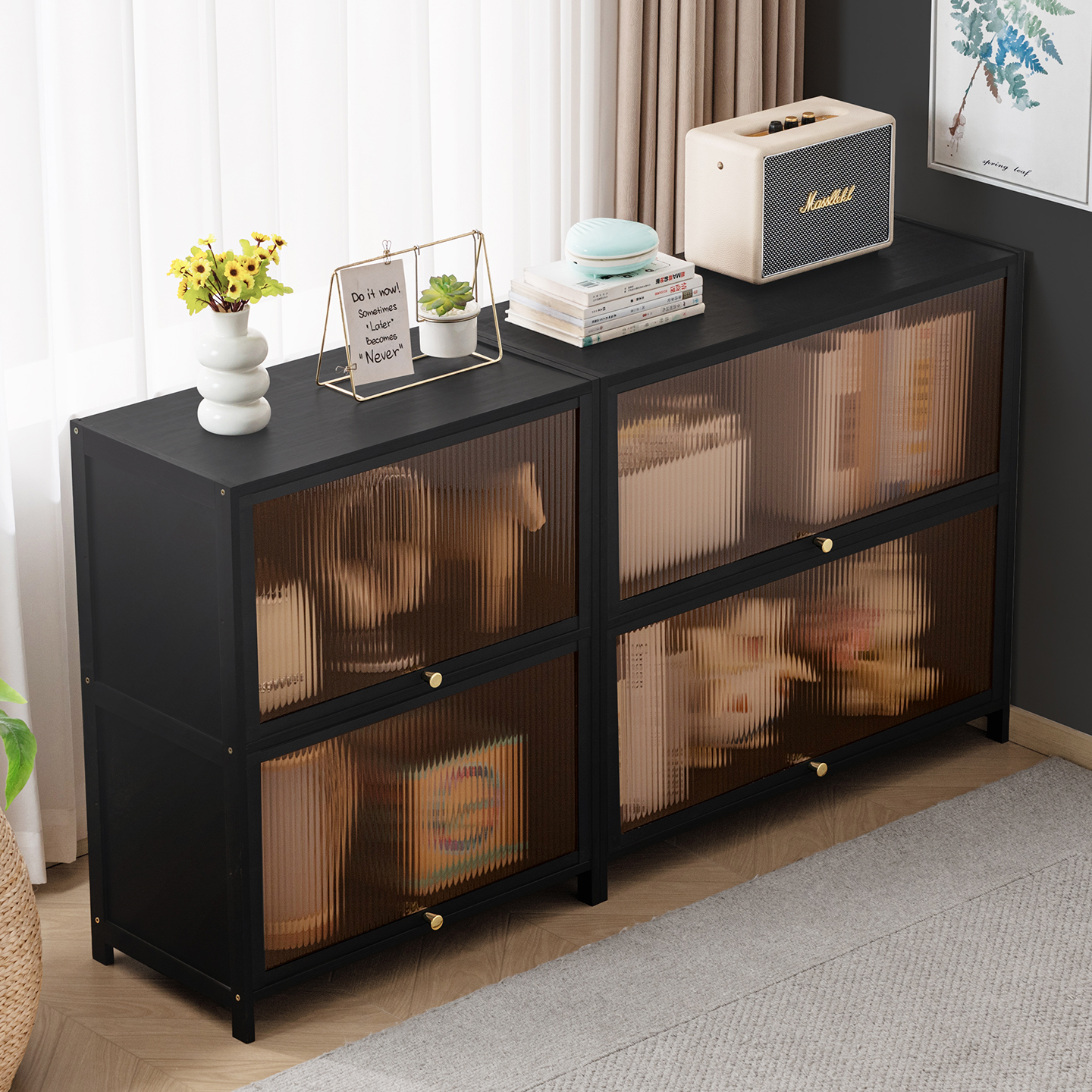 飘窗柜阳台储物靠墙置物架