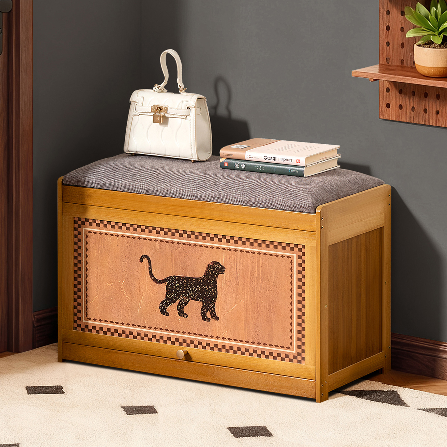 换鞋凳门口家用轻奢高级感