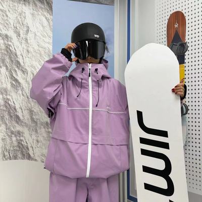 3L雪服20K+防水透气全压胶单双板男女款防风雪服厚款套装