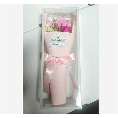 玫瑰小花束香皂礼盒3朵带