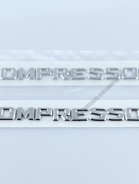 奔驰车尾标 尾箱标 车标 字标 英文 KOMPRESSOR 字母标