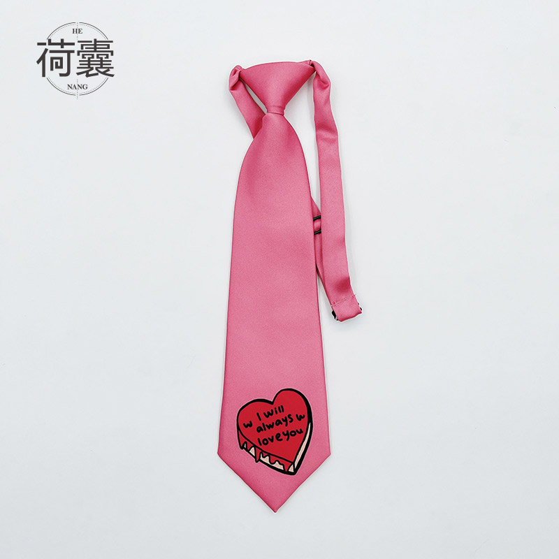 原创宋亚轩明星同款ins风小领带