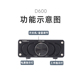 D600 单声道600W数字功放机 TPA3255