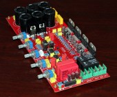 TDA7294 带喇叭保护 2.1声道豪华 功放板 升级 YJ00236