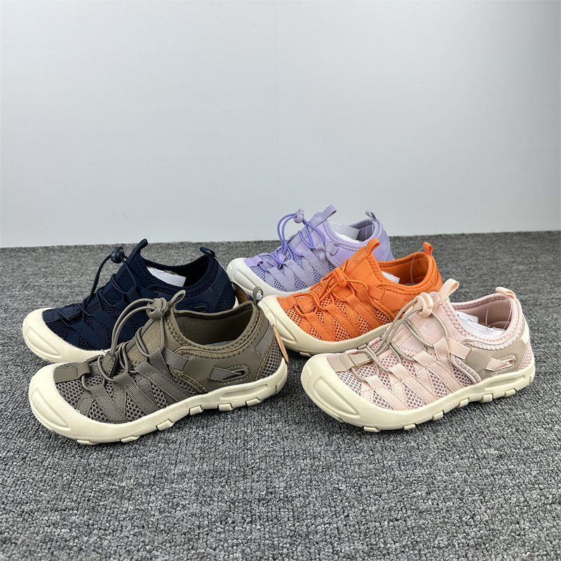 外贸原单英国男女童春秋夏季套脚运动鞋儿童透气防滑休闲鞋户外鞋