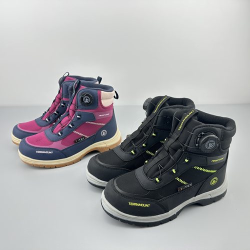 外贸原单出出英国男女童秋冬款户外登山鞋二棉保暖雪地靴防滑防水