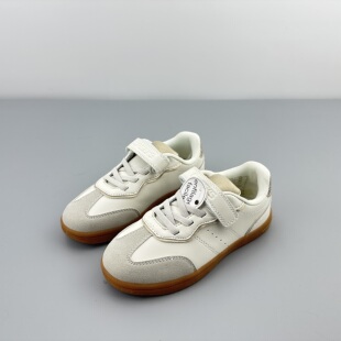 外贸原单出法国女童运动鞋秋冬款防滑休闲鞋板鞋儿童德训鞋