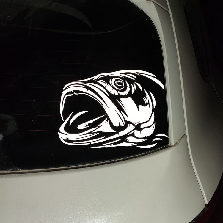 钓箱贴纸汽车钓鱼贴纸鲈鱼金枪鱼图案个性路亚大师钓道潮流装饰贴