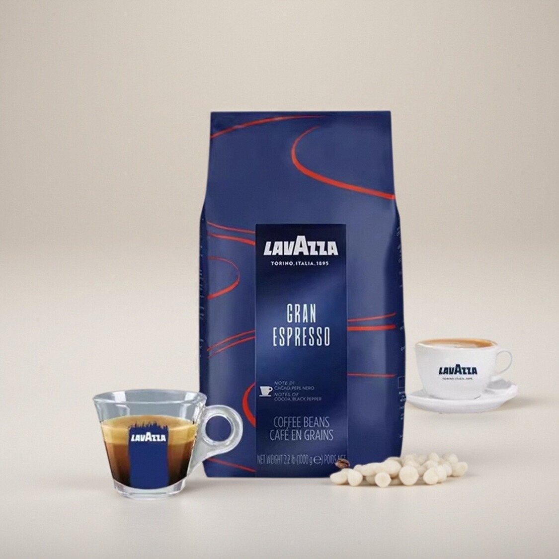 LAVAZZA 拉瓦萨 意大利原装进口经典意式特浓咖啡豆中度烘1kg