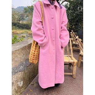 呢大衣50羊毛 自带好心情很特别 小众表妹 甜甜