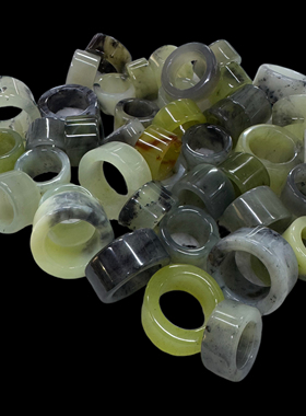 高级贵气水墨丹青扳指