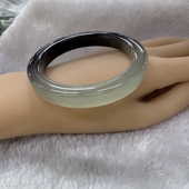 春节购物礼岫玉手镯一物一图男女款 方镯显白高级气质 快10