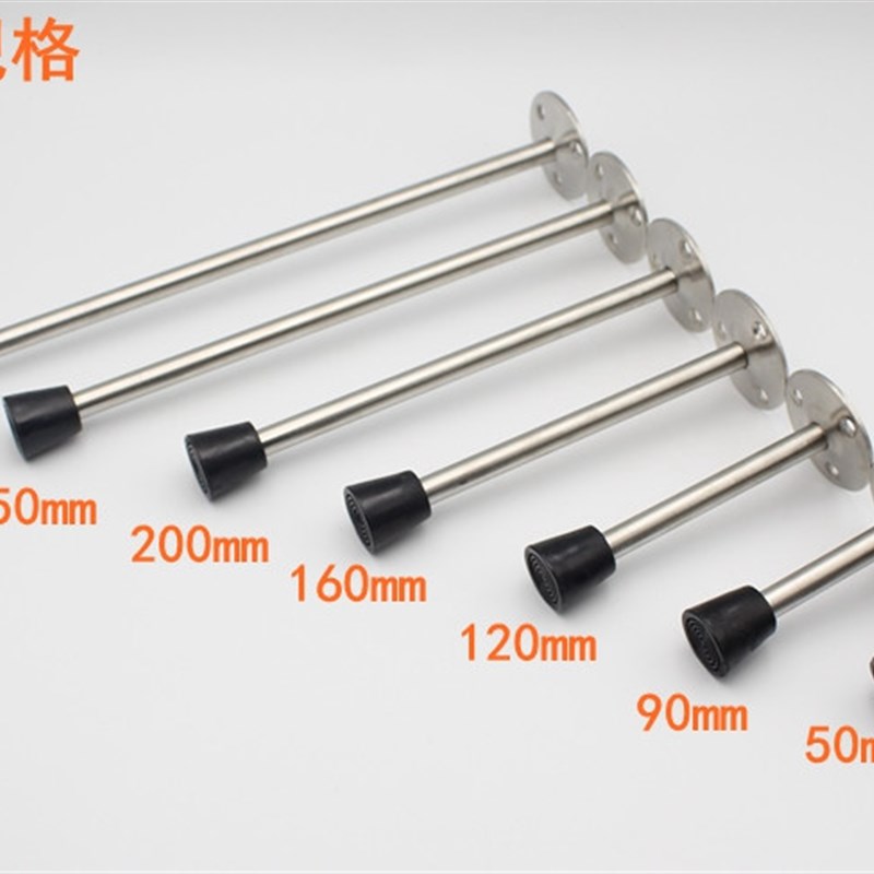 免打孔门顶不锈钢加厚实心防撞加长门挡门阻卫生间防盗门橡胶门碰