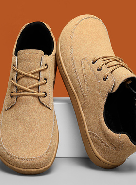 男鞋皮面46特大码宽楦宽脚大头鞋宽头运动鞋休闲英伦风复古低帮鞋