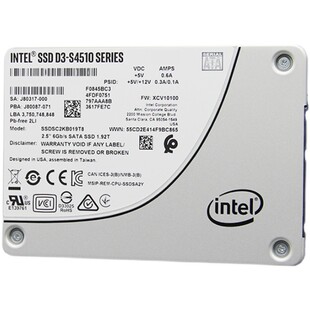 SATA接口 Intel S4510系列 英特尔 S4500 3.84T企业级固态硬盘2.5