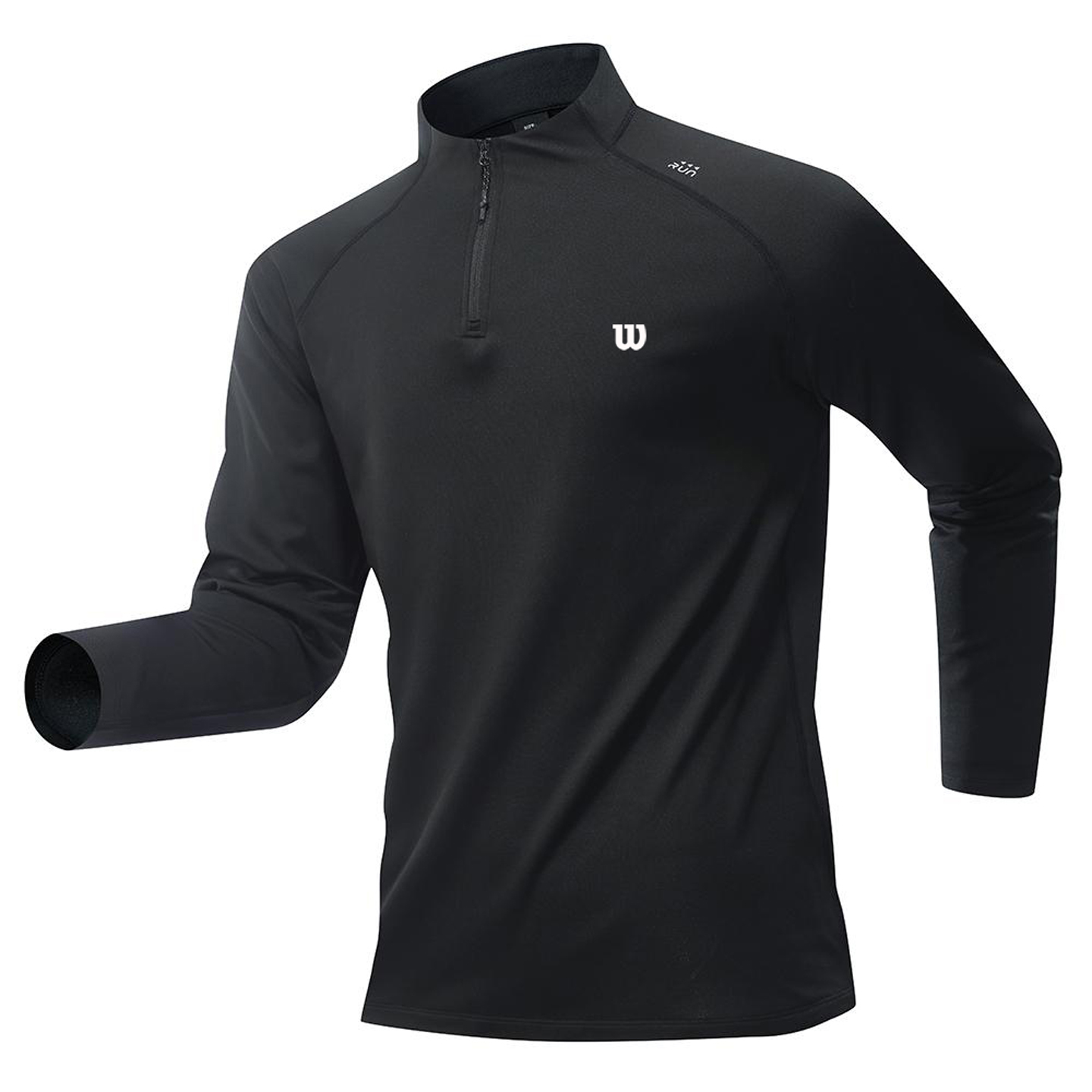 威尔胜男士速干透气抓绒长袖T恤