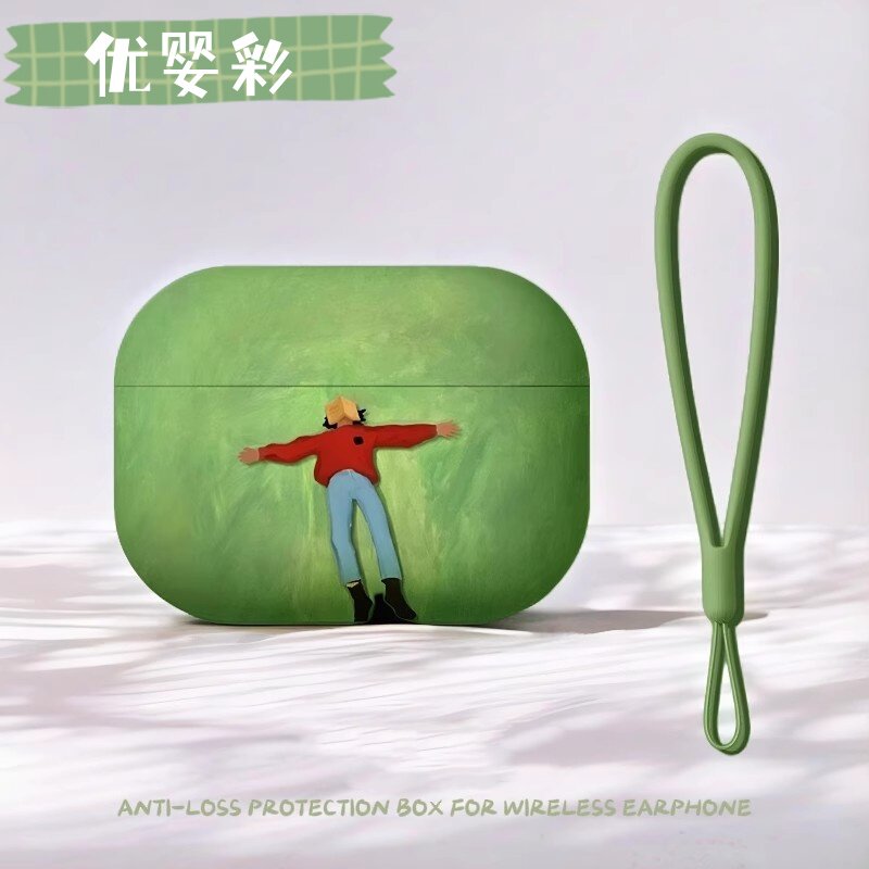 适用airpods4保护套苹果耳机壳airpodspro2高级感airpod4主动降噪ipods软三代蓝牙包air二代四代仓airpods3盒