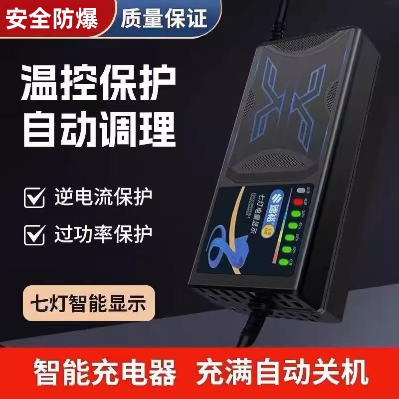 通用！智能温控保护电动车充电器