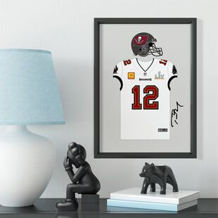 坦帕湾海盗队球衣相框汤姆布雷迪照片墙格隆考斯基家居饰品桌摆件