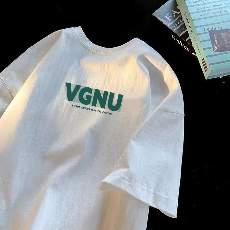 白色短袖t恤女夏季中长款仿棉