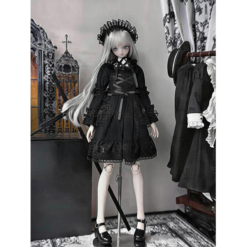 bjd4分娃衣3分4分6分娃娃衣服洛丽塔裙子305060厘米芭比娃娃衣服