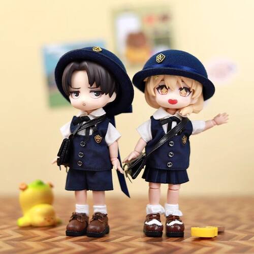 ob11娃衣可爱日式幼稚园套装幼儿制服12分bjd娃娃gsc mollyp9
