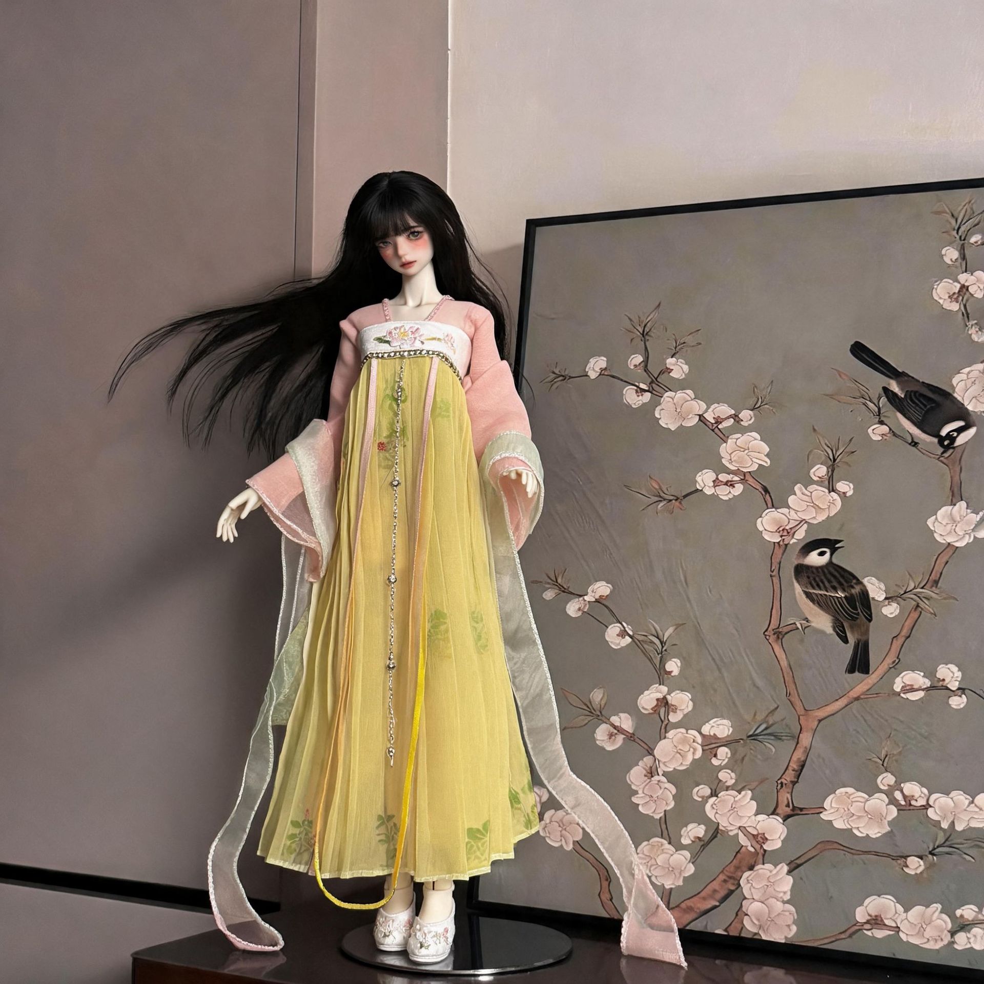 身高30厘米6分女娃叶罗丽胖娃bjd 古风汉服娃衣套装换装玩具心怡