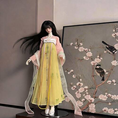 身高30厘米6分女娃叶罗丽胖娃bjd 古风汉服娃衣套装换装玩具心怡