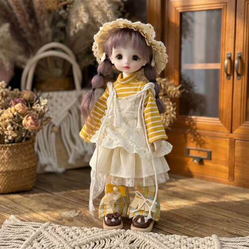 洋娃娃30厘米6分换装玩偶公主衣服儿童玩具女娃衣6分娃衣bjd