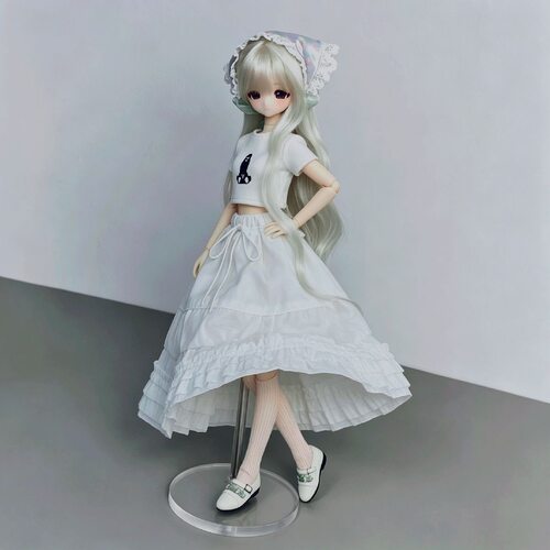 特六娃衣ob24 azone混合天使简约上衣蛋糕裙米甜4齐刘海电器街可