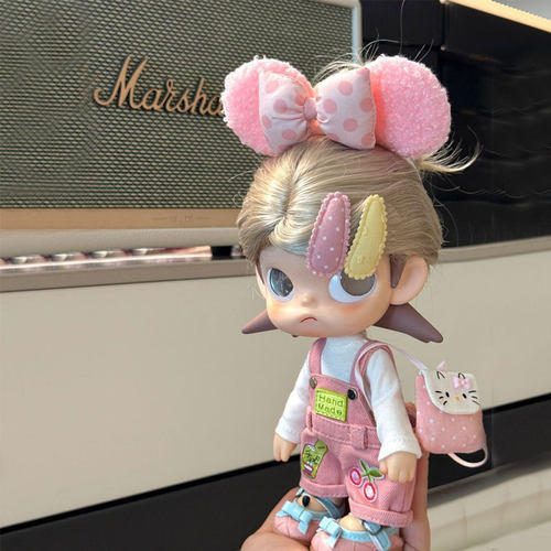 zsiga嘎子姐娃衣一代二代在逃公主衣服粉色背带裤可动人偶8分bjd