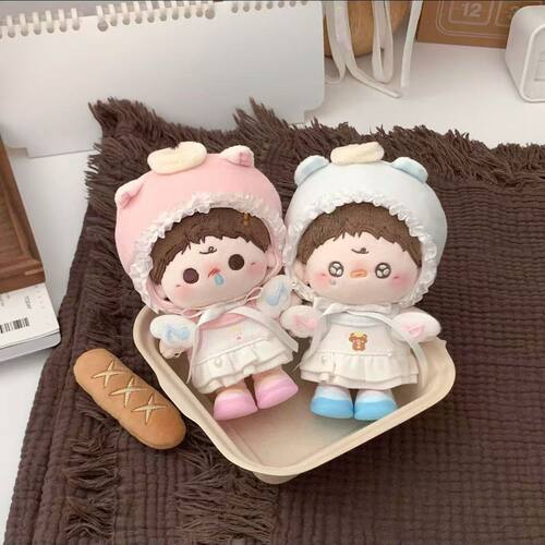 15cm20cm10cm新品娃衣“音符小天使”棉花娃娃换装娃衣可爱套装