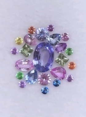 天然宝石多用款首饰莫奈花园潘潘