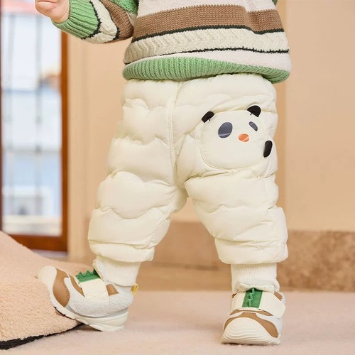 婴儿宝宝羽绒裤A类厚款高腰护肚