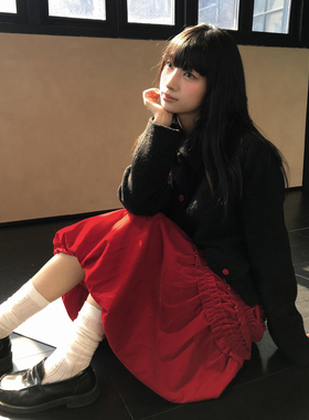 大码胖mm韩系氛围感一整套女装春季新款独特漂亮外套高腰长裙套装