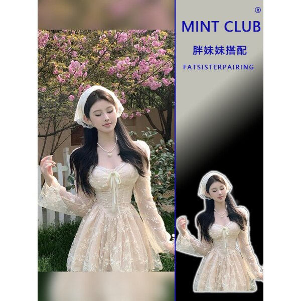 仙女生日小礼服收腰蓬蓬公主裙子图片