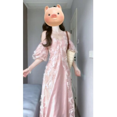 高级感仙女度假气质巨好看长裙子