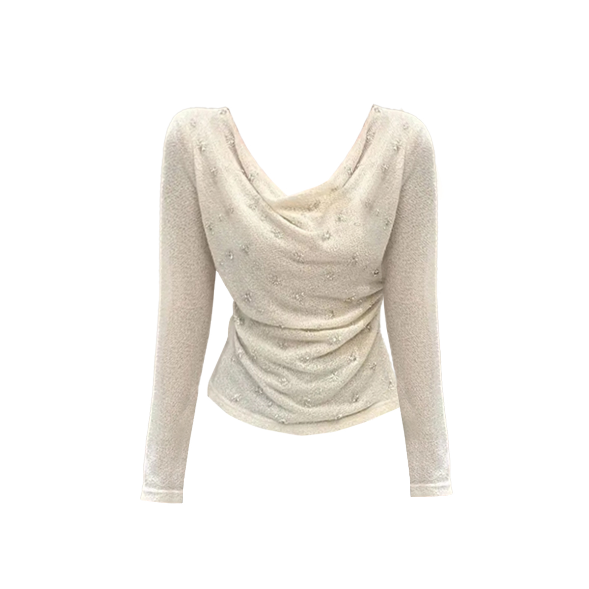 大码秋季新款修身显瘦长袖上衣潮