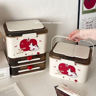 药箱家用大容量家庭装药品收纳盒多层分隔便携式手提抽屉式急救箱