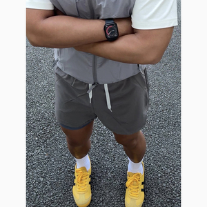 LFG 二合一透气运动短裤2025春夏新品户外轻量upf50防晒短裤