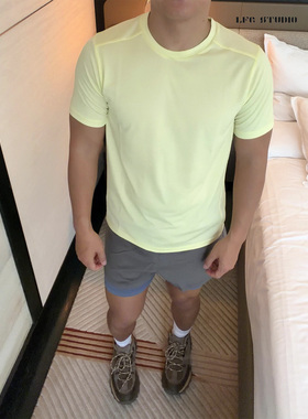 LFG 100G跑调速干T恤26夏季新品男士户外吸湿排汗短袖